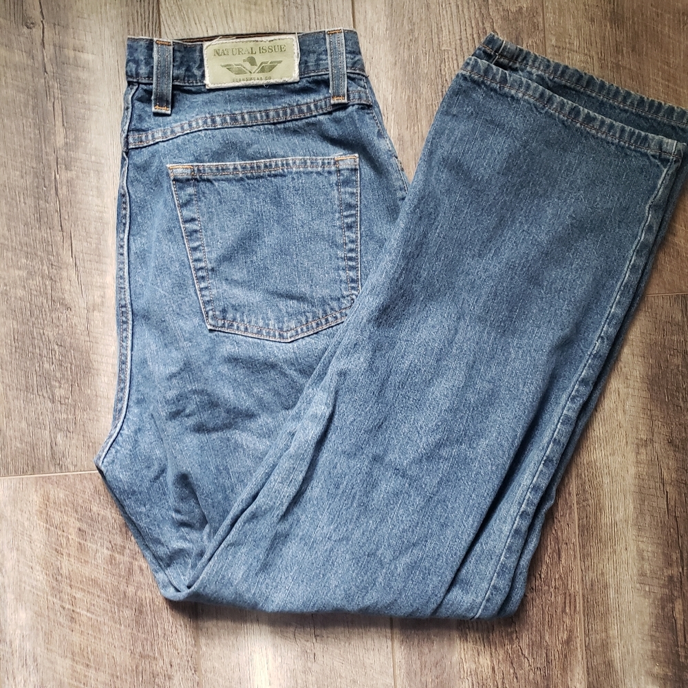 Mens natural issue jeans 34x30